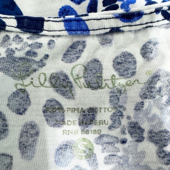 Lilly Pulitzer Evangelia Dress In High Tide Navy Heart And Sole Size Small - Picture 3 of 9